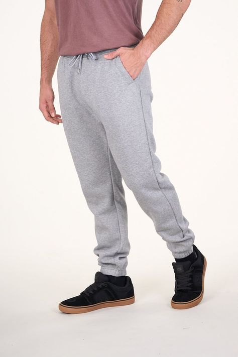 Pantalon Jogger franela Gris claro wi4700 Polemic-0