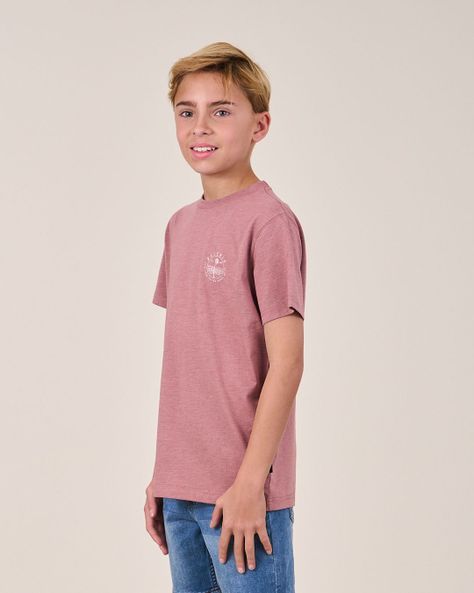 Polera Vintage Melange manga corta 1150 niño Polemic-0