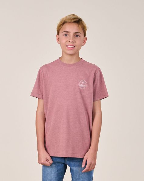 Polera Vintage Melange manga corta 1150 niño Polemic-1