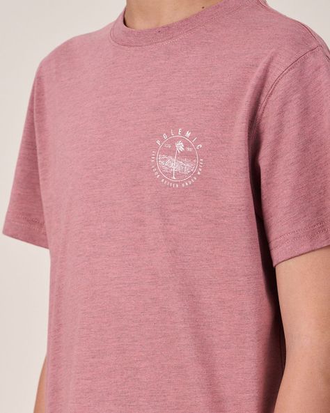 Polera Vintage Melange manga corta 1150 niño Polemic-4