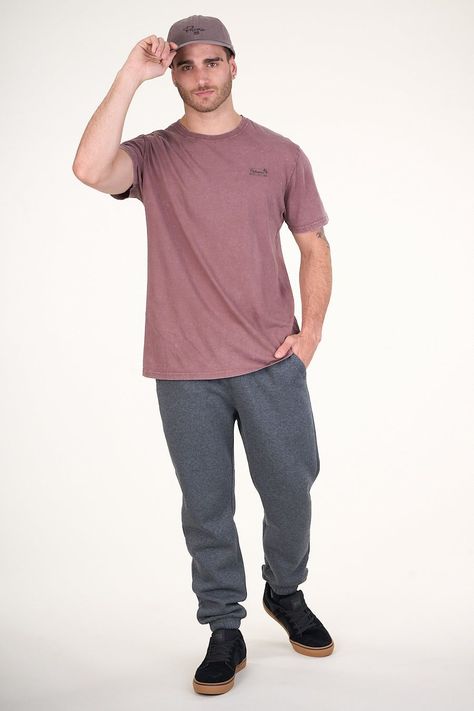 Pantalon Jogger franela Gris oscuro wi4700 Polemic-3