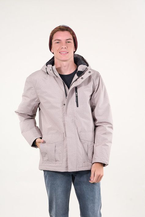 Parka Waterproof Standar Fit Beige wi9301 Polemic-0
