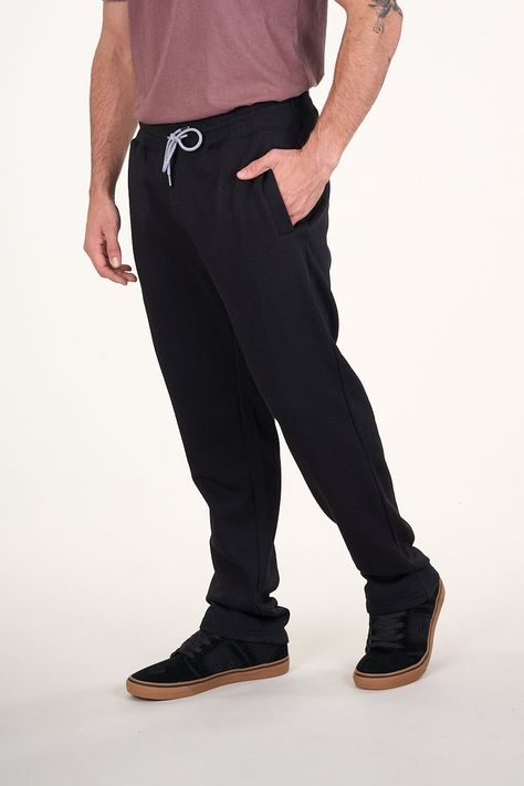 Pantalon Jogger franela Negro wi4701 Polemic-2