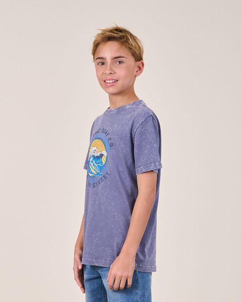 Polera procesada manga corta 1153 niño Polemic-2