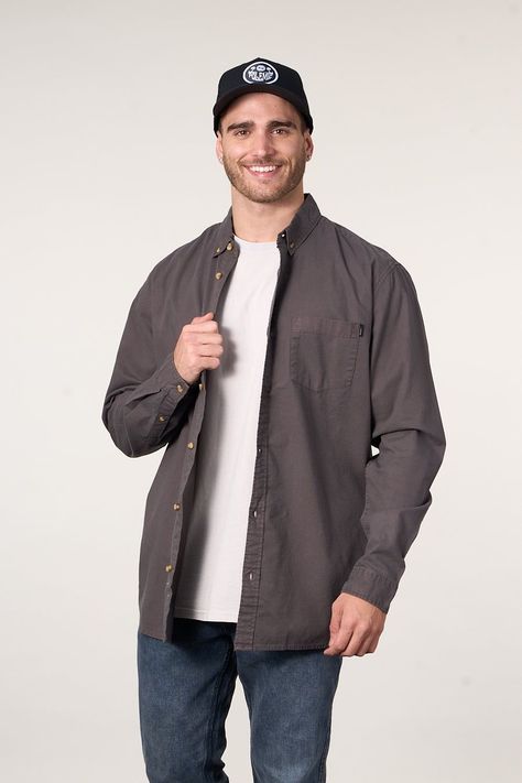 Camisa manga Larga de algodón procesada wi5705 Polemic-0
