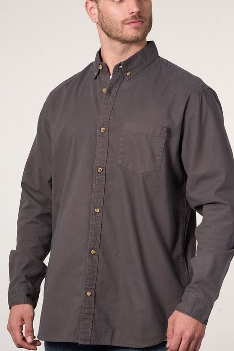 Camisa manga Larga de algodón procesada wi5705 Polemic-1