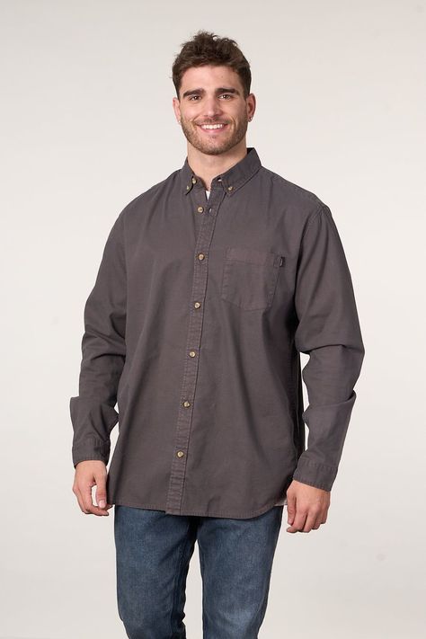 Camisa manga Larga de algodón procesada wi5705 Polemic-2