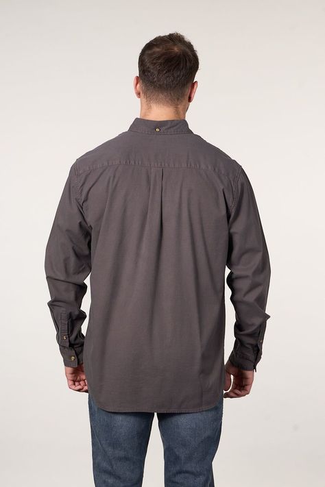 Camisa manga Larga de algodón procesada wi5705 Polemic-4