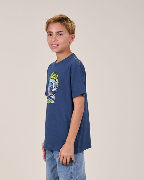 Polera niño Basica Street 1100 Polemic Kids-3