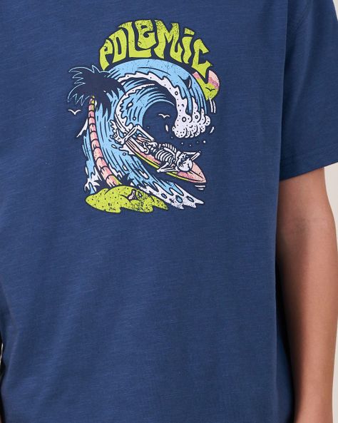 Polera niño Basica Street 1100 Polemic Kids-4