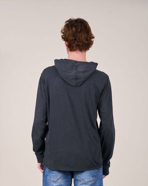 Polera procesada manga Larga y gorro 6312 niño Polemic-1