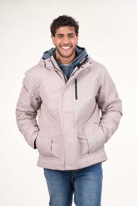 Parka Waterproof Standar Fit Beige wi9701 Polemic-0