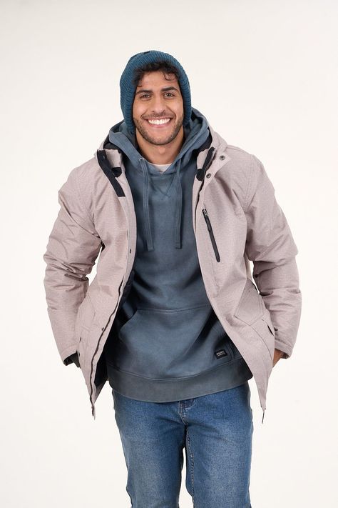 Parka Waterproof Standar Fit Beige wi9701 Polemic-2