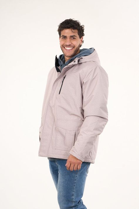Parka Waterproof Standar Fit Beige wi9701 Polemic-3