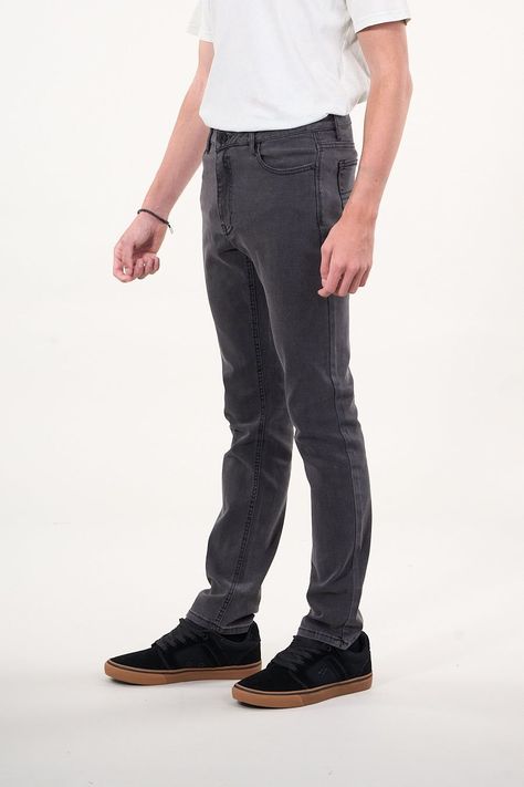 Jeans Denim Slim Fit Negro wi4330 Polemic-1
