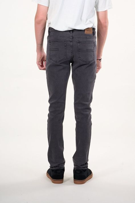 Jeans Denim Slim Fit Negro wi4330 Polemic-2