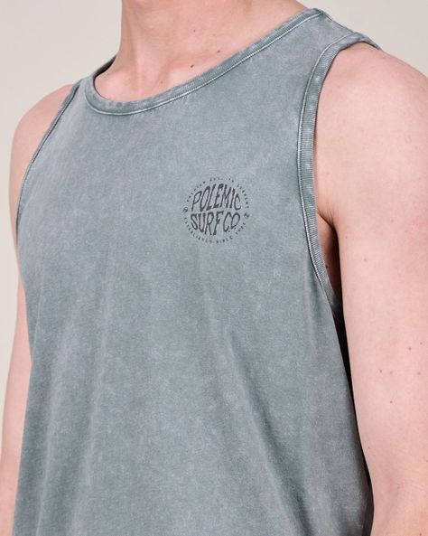Polera Musculosa procesada Classic 1397 Polemic-4