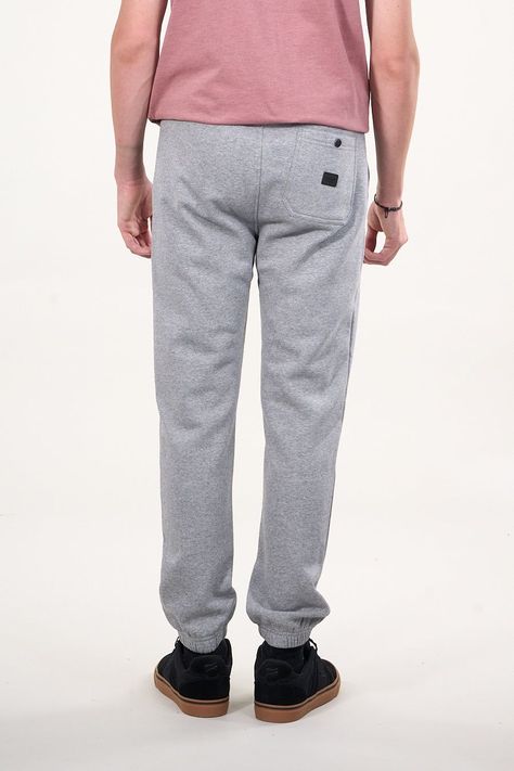 Pantalon Jogger franela Gris claro wi4300 Polemic-3