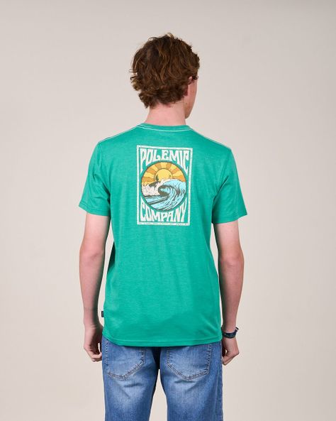 Polera Vintage Melange manga corta 1329 Polemic-3