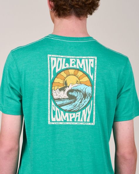 Polera Vintage Melange manga corta 1329 Polemic-4