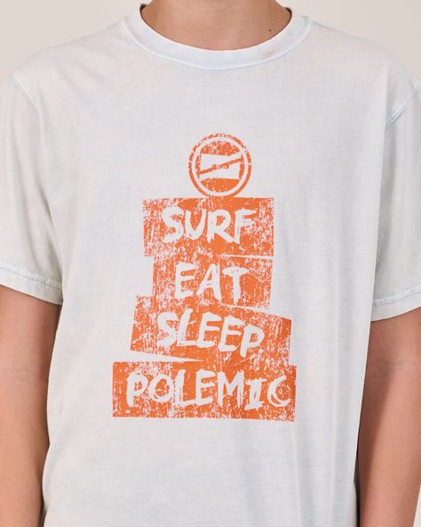 Polera procesada Retro manga corta 1161 niño Polemic-2