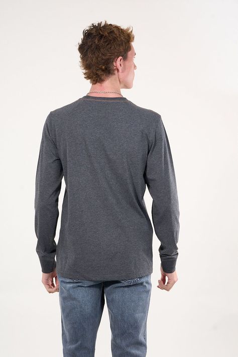 Polera manga larga Melange 6301 Polemic-1