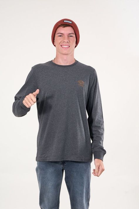 Polera manga larga Melange 6301 Polemic-3
