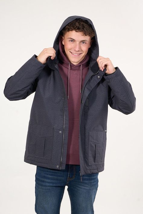 Parka Waterproof Standar Fit Negro wi9301 Polemic-2