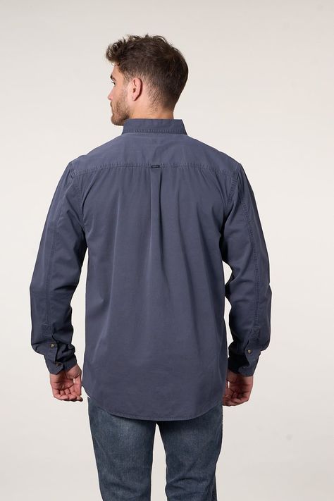 Camisa manga Larga de algodón Twill procesada wi5706 Polemic-4