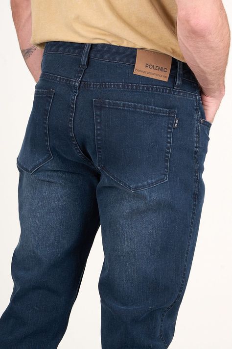 Jeans Denim Slim Fit Azul wi4731 Polemic-1