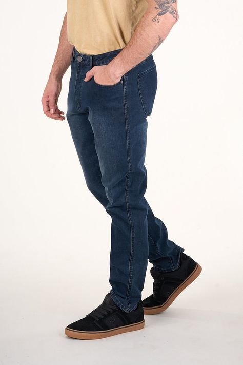 Jeans Denim Slim Fit Azul wi4731 Polemic-2