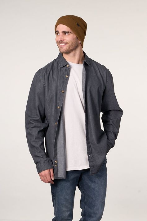 Camisa manga Larga Denim procesada wi5704 Polemic-0
