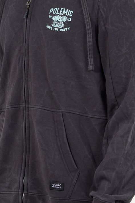 Poleron Franela procesado Full Zipper Junior Polemic-1
