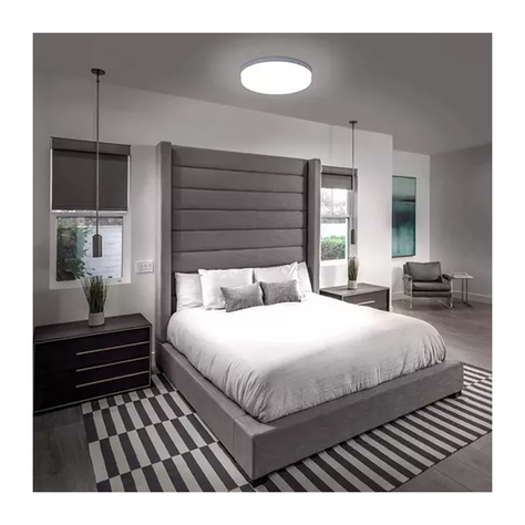 3 Foco Plafon Frameless Led Techo Sobrepuesto 18w Luz Fria-1