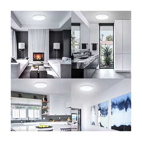 3 Foco Plafon Frameless Led Techo Sobrepuesto 18w Luz Fria-2