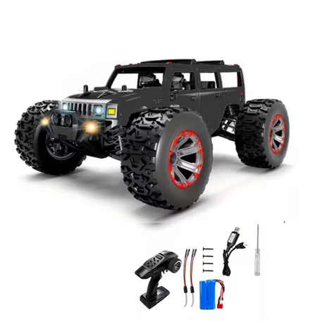 Hummer H2 A Control R Alta Velocidad 50kmh Suspensión 4x4 Negro-0