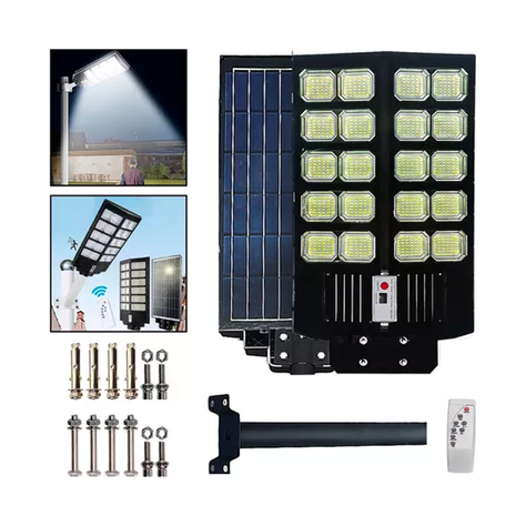 Foco Poste Solar Led 1200w Ip67 Exterior Alta Potencia C/r-0