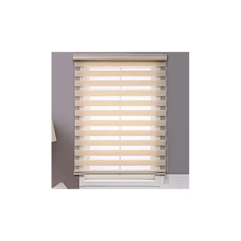 Cortina Roller Duo Zebra Día Y Noche 100 X 200 Beige-1