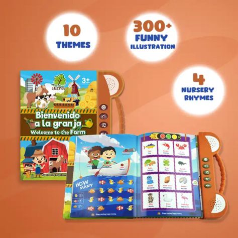 Libro Interactivo Español Inglés Bienvenidos a la Granja-5