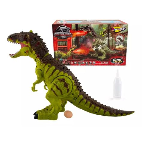 Juguete Dinosaurio T-Rex Luz Sonido Movimiento Lanza llamas-1