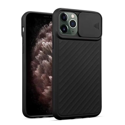 Carcasa Protector Negra + Lámina Compatible c/ iPhone 12 Pro-0