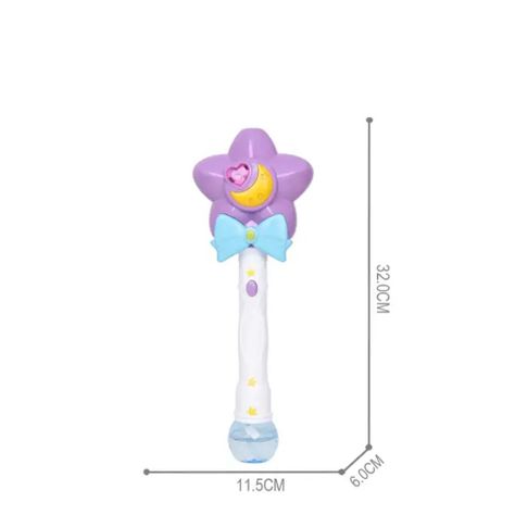 Varita Mágica Lanza Burbujas Estrella con Luces y Sonidos-2