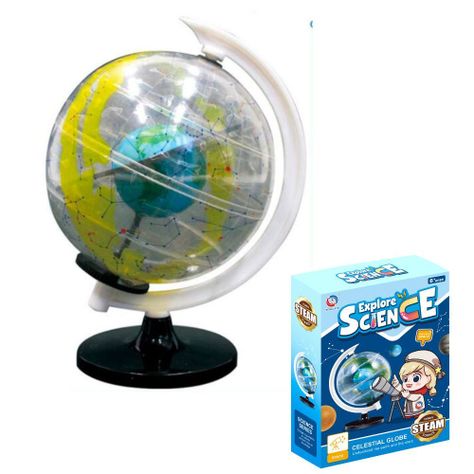 Globo Terráqueo DIY Juguete Científico-0