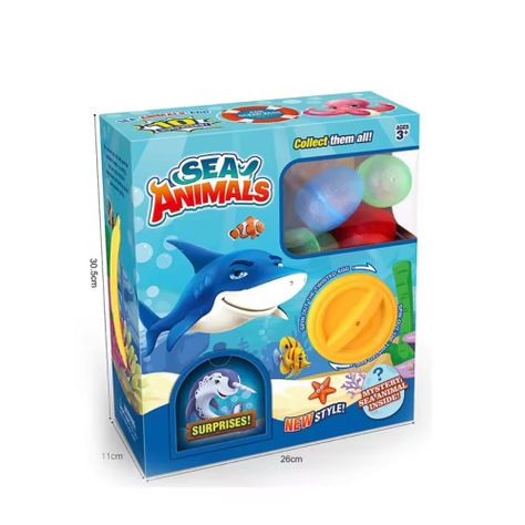 Set de 10 Sorpresas Animales Acuáticos-1