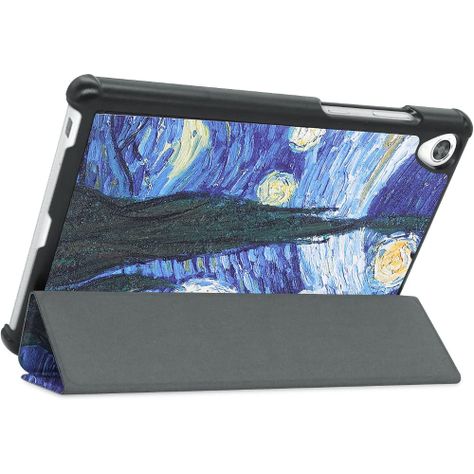 Funda Protectora Tablet Lenovo M8 Noche Estrellada + Lámina-2