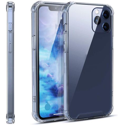 Carcasa Antigolpe Transparente + Lámina Compatible iPhone 12-0