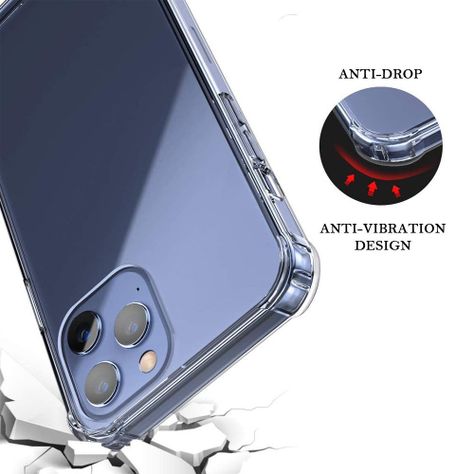 Carcasa Antigolpe Transparente + Lámina Compatible iPhone 12-2