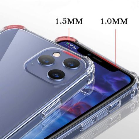Carcasa Antigolpe Transparente + Lámina Compatible iPhone 12-3