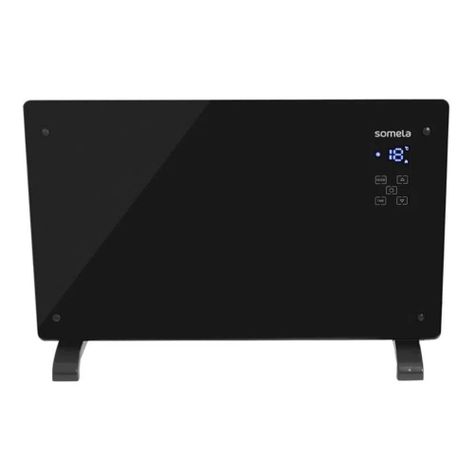 Calefactor WIFI Somela Black Glass Connect GPH30E-0