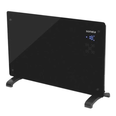 Calefactor WIFI Somela Black Glass Connect GPH30E-1
